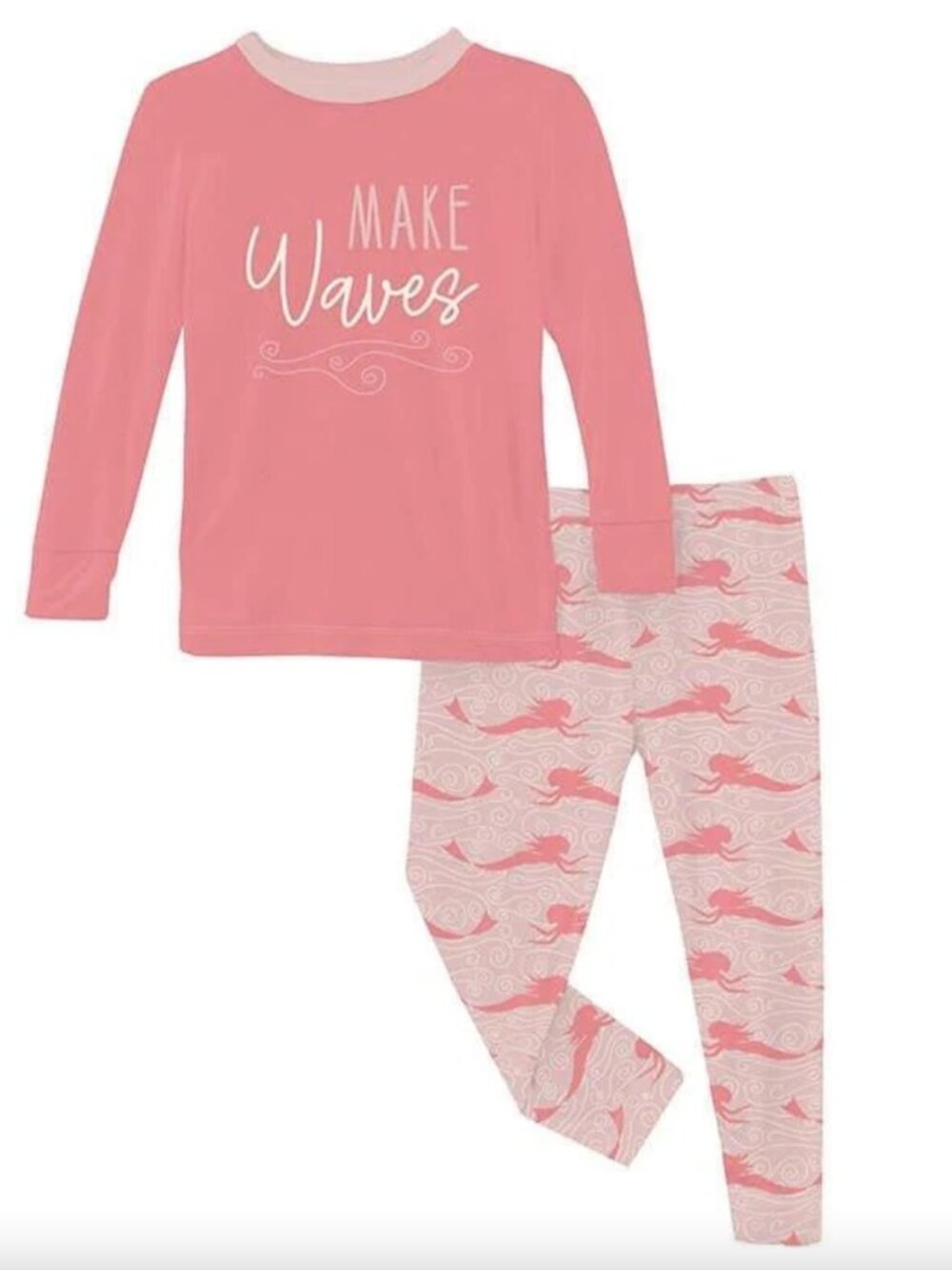 Kickee Pants Long Sleeve Graphic Tee Pajama Set 5
